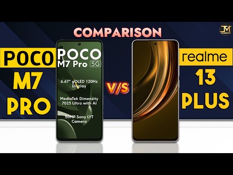 POCO M7 Pro vs realme 13 Plus : Which Phone is Best❓😮