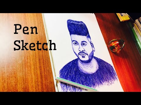 Pen sketch in Easy way || Shubham Rai ||