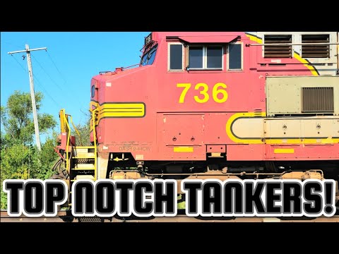 THE TOP 10 TANKER TRAIN CATCHES THRU KC FEATURING VARIOUS RRs!