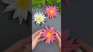 How to Make Crepe Paper Lotus 🪷 Crepe Paper Decoration Ideas