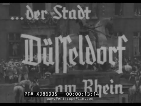 “ SMALL FILM FOR A BIG CITY " DÜSSELDORF ON THE RHINE  1935 SILENT GERMAN TRAVELOGUE  XD86935