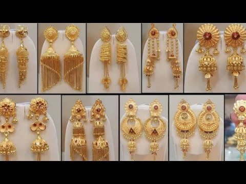 सोने का झुमका| Latest beautiful Gold 2023 Jhumka Designs #goldjewellery #jhumki #earings #bridal #2.