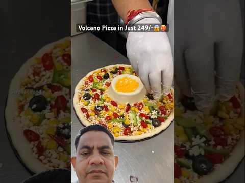 Volcano famous pizza SMAR dehli #food #pizza #streetfood #pizzalover #bollywood #viralvideo