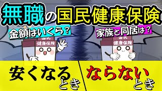 無職だと国民健康保険料はいくら？所得が少ないと安くなる？世帯主の収入が多いとダメ？