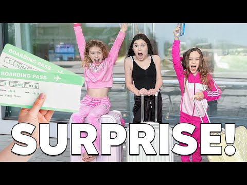 SURPRiSiNG My DAUGHTERS With Their DREAM VACATiON!