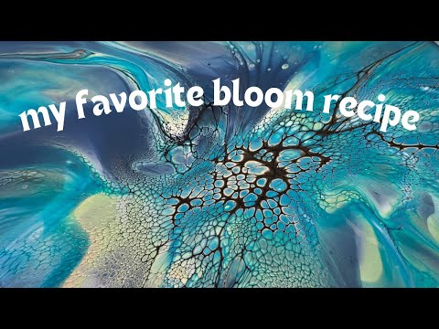 I LOVE THIS NEW BLOOM RECIPE! |@Sheleeart Bloom Technique | Acrylic Pour Tutorial | Fluid Art