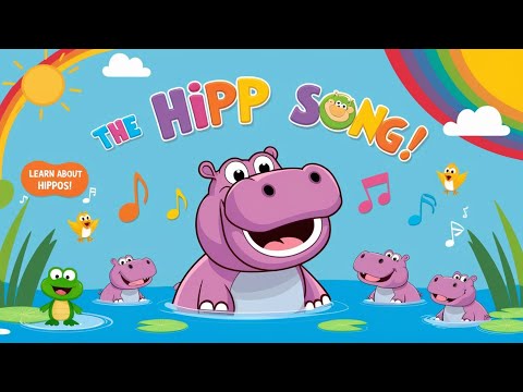 The Hippo - A Fun Song for Kids | Learn About Hippos | Animal Song for Toddlers