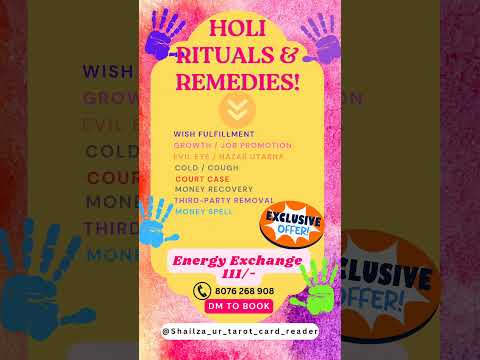 Manifest your desires | Holi Remedies |Holi Rituals | Remove Hurdles & Blockages