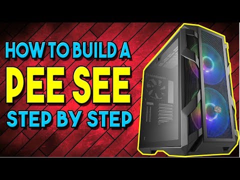 Step By Step Guide To Build A Computer - Assembling PC Parts Into Case  - Pt 18