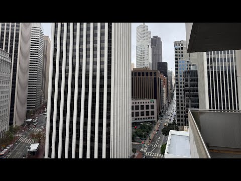 View from 12th Floor of San Francisco Hyatt Regency Embarcadero. December 21, 2024