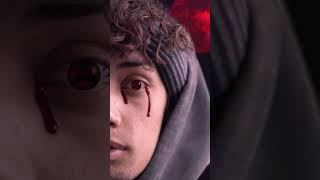 Realistic Mangekyou Sharingan in real life Amaterasu #naruto #itachi #sasuke #shorts #anime #edit