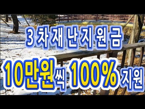 3차재난지원금 1인당 10만원씩 100% 추가지원!!