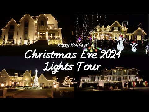 Million-dollar Homes Christmas lights tour - 2024