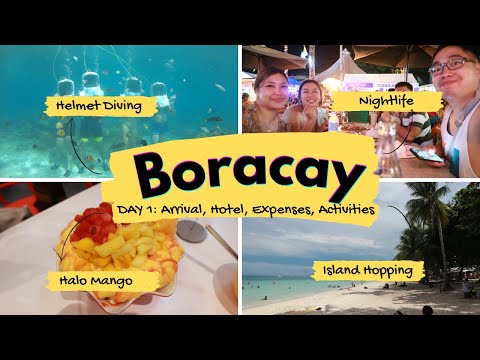 Boracay Vlog 2022 Day 1:Hotel, Island Hopping, Lunch Buffet, Helmet Diving, Halo Mango| kriserika