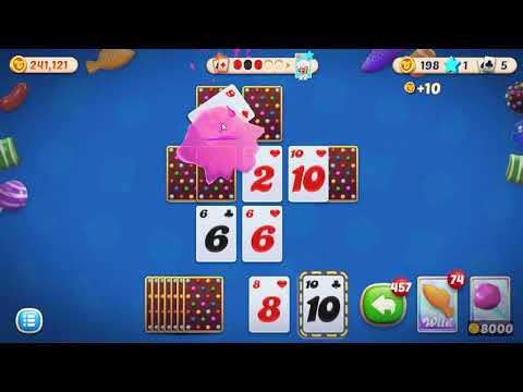 Candy Crush Solitaire Level 596 - NO BOOSTERS GAMEPLAY 🍬🃏 | SKILLGAMING ✔️