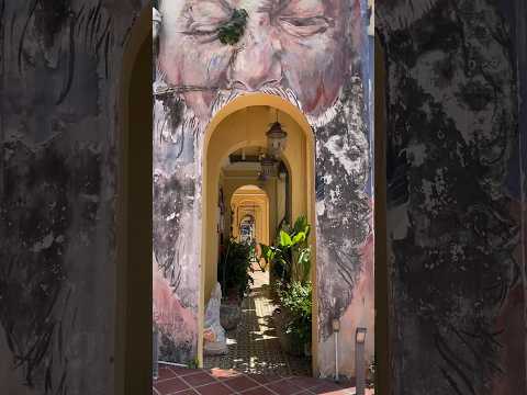 Colourful five foot walkway of Penang shophouse terraces #penang #malaysia #unesco #kakilima