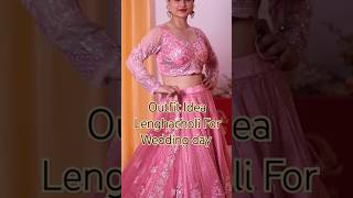 Outfit Idea Lengha Choli For Wedding #lenghacholi #fashion #bridal #desibrides #lehenga #weddingwear