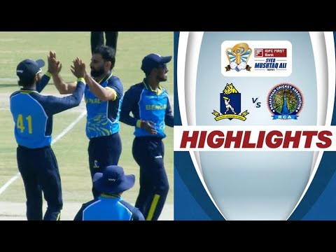 SMAT 2024, Bengal vs Rajasthan: Match Highlights