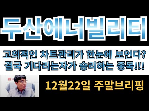 [두산에너빌리티] 비중조절?? 지금자리가 맞는지 다시한번 생각해보세요!!  고의적인 관리 보이는종목은 결국 대박을 터트립니다!