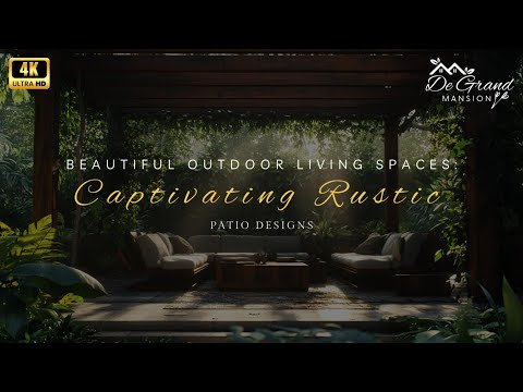 Beautiful Outdoor Living Spaces: Captivating Rustic Patio Designs