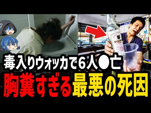 【ゆっくり解説】毒入りアルコールで観光客●亡…最悪の死因４選