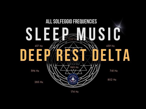 Black Screen Sleep Music for Deep Rest 🌙✨  Experience Delta Waves for Tranquil, Healing Sleep