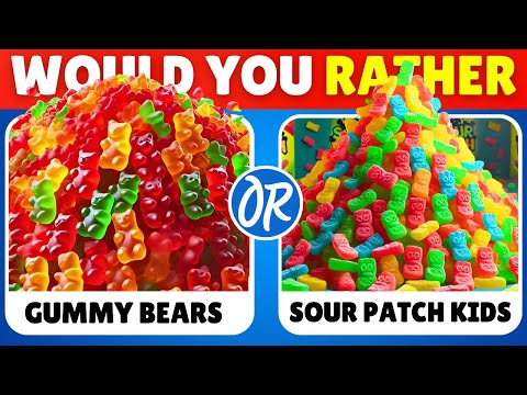 Would You Rather...? Sweet VS Sour JUNK FOOD Edition 🍭🍋