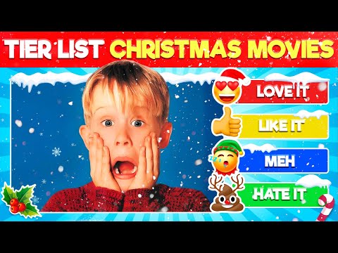 Rate the CHRISTMAS Movies Tier List 🎅🎄