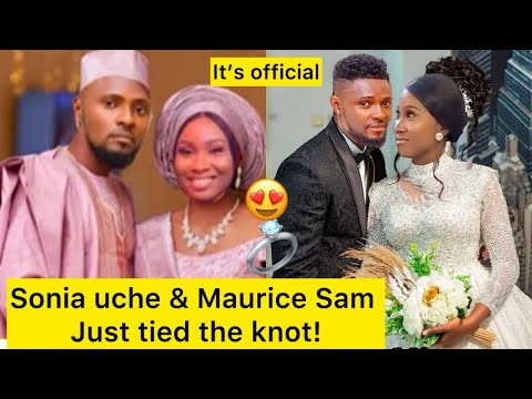 💍Congrats as Sonia uche and Maurice finally tie the know, their marriage is now official #soniaucheg