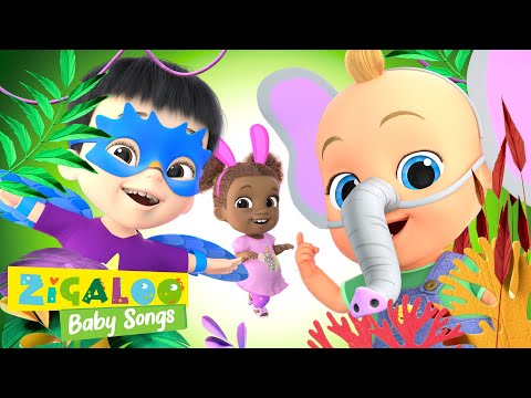 Animal Boogie Dance - Official Video - Johnny and Friends Zigaloo Baby Songs @LooLooKids