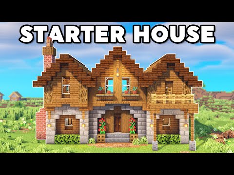 Minecraft Starter House Tutorial (How to Build)