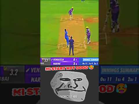 51Th Match Ipl 2024 || MI Vs KKR || Ipl Highlights ||#ipl2024 #mivskkr #cricket #shorts