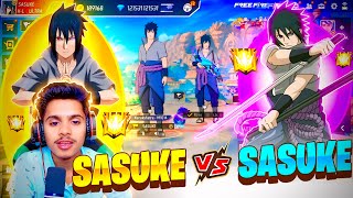 SASUKE VS SASUKE 🤯🤯  || SEASON 1 PLAYERS VS  KAAL YT ON CS RANKED😱 4 VS 4 👿 GARENA FREE FIRE