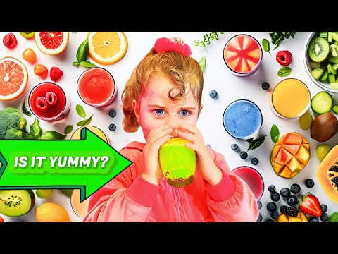 Liza and Reni Learn Colors with Yummy Fruits and Vegetables