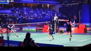 🇨🇳郑思维/黄雅琼🏸决胜局16-20落后🔥连夺6分强行逆转夺冠🏆！😱🔥🔥🔥|2022法国公开赛🏸|🇨🇳Zheng Si Wei/Huang Ya Qiong EPIC COMEBACK!🔥🔥🔥😱😱😱