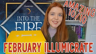 Unboxing Into the Fire - Illumicrate February 2023