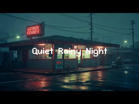 Quiet Rainy Night 🌧️ Lofi Music & Rain Sounds 🌧️ Lofi Music To Study/ Chill/ Stress Relief