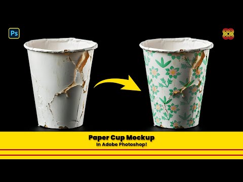 Easy Tutorial - How to Create Realistic Paper Cup Mockups in Photoshop!  #sukasstudio2.0