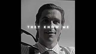 "They Know Me" Patrick Bateman Edit | American Psycho 4K - Stereo Love (Slowed)