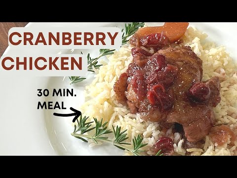 How To Make Cranberry Chicken in 30 minutes!