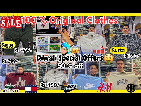 Unbelievable Offers 😱 / 100% Original Branded Clothes / H&M / Baggy  /Up To 90% Off🥳/ Hrutik kadam