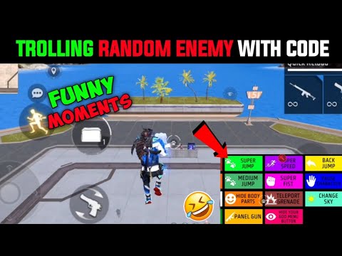 Trolling Random Enemy On Crafland Map 😂 | Free Fire Funny Moments 💀