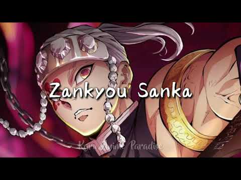 Kimetsu no Yaiba: Yuukaku-hen OP Full - "Zankyou Sanka" (Lyrics) by Aimer