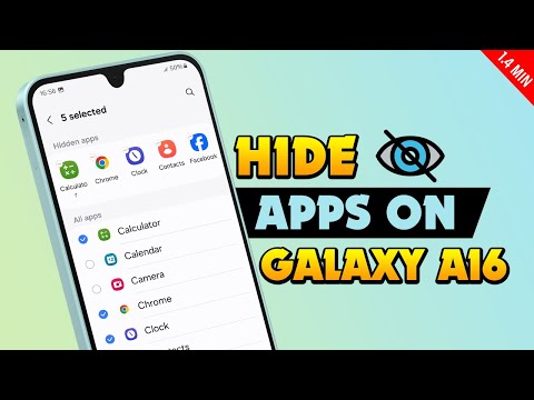 How To Hide Apps On Samsung Galaxy A16