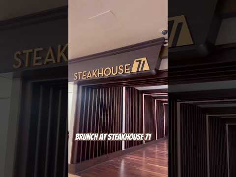 One of the best Brunch restaurants in Disney! Steakhouse 71! #foodie #disney