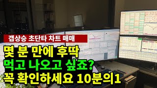 갭상승 매매 이것 확인 안되면 도박입니다 - 초단타매매기법