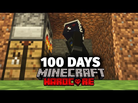 I Spent 100 Days being hunted in Minecraft and Here's What Happened