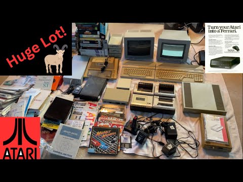 Atari Lot Pickup And Test Atari ST 130XE Indus GT And More