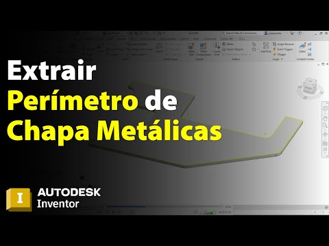 Extraindo Perímetro de Chapa Metálicas utilizando o Inventor iLogic