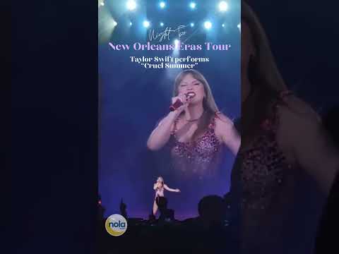 Taylor Swift performs 'Cruel Summer' at Eras Tour in New Orleans